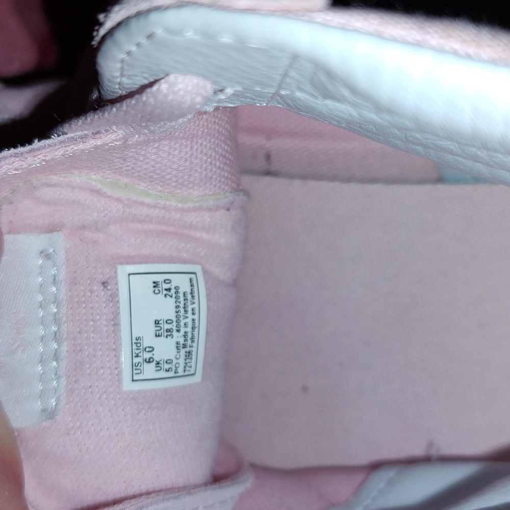 Vans Kids Sk8 Hi Pink Shoes Size 6 - Picture 6 of 6